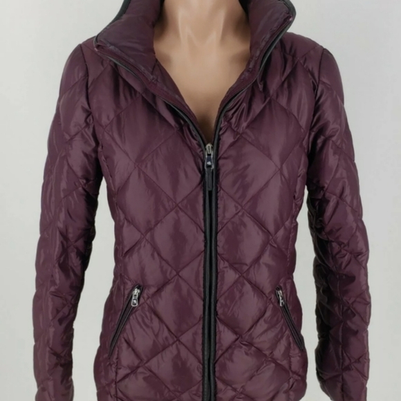 Ralph Lauren Women's Puffer Jacket - Plum, Size Large - Picture 1 of 7